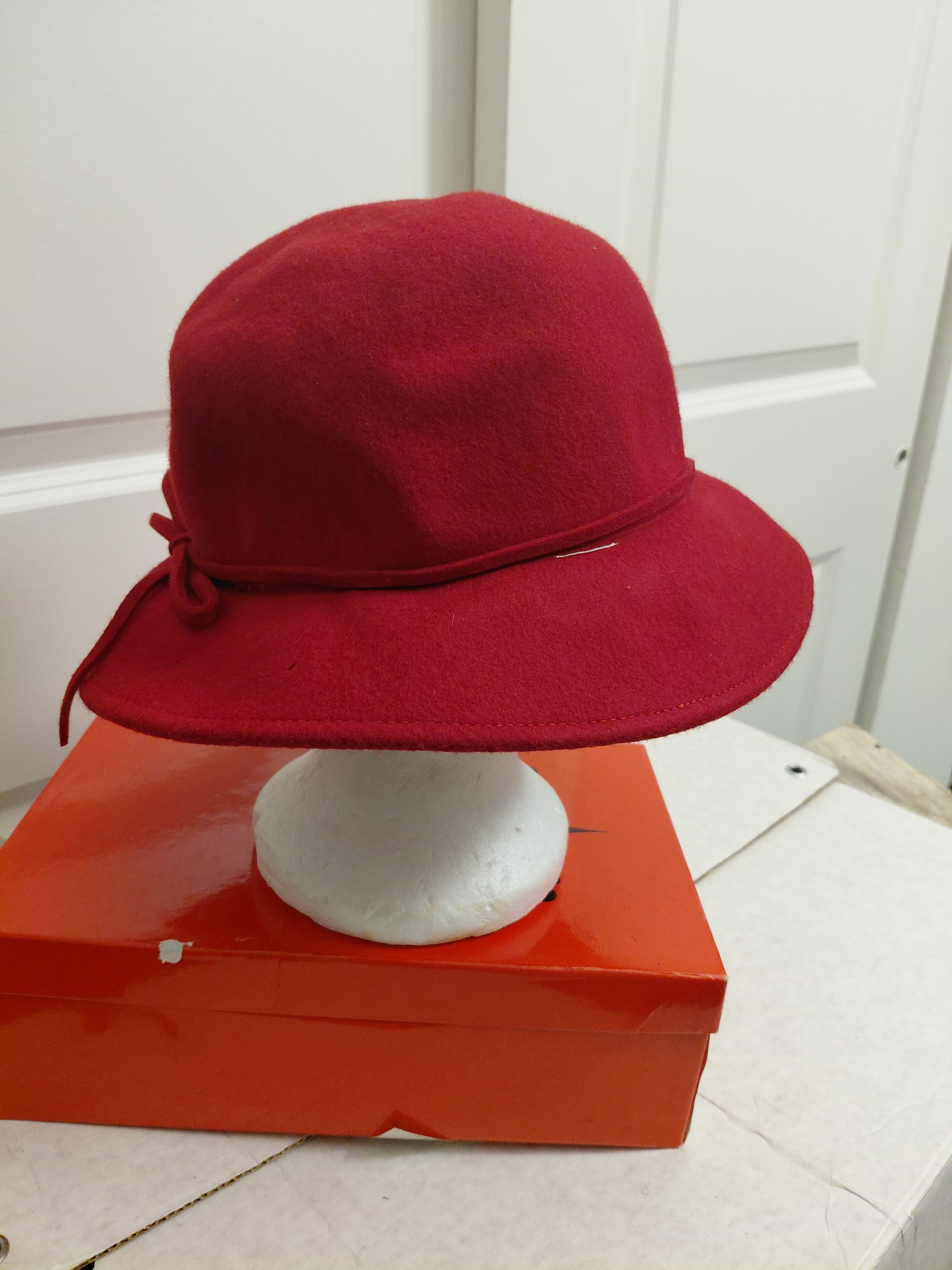 Red felt Winter Hat