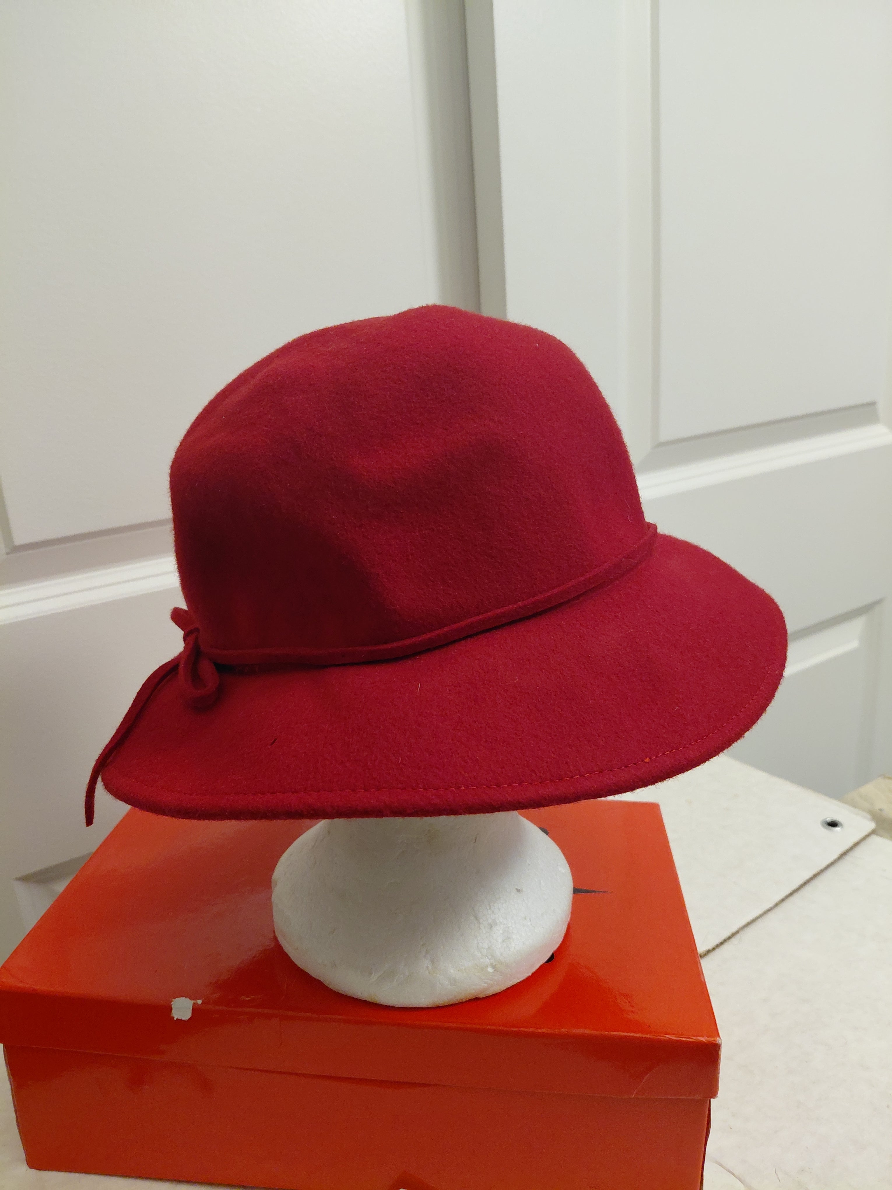 Red felt Winter Hat