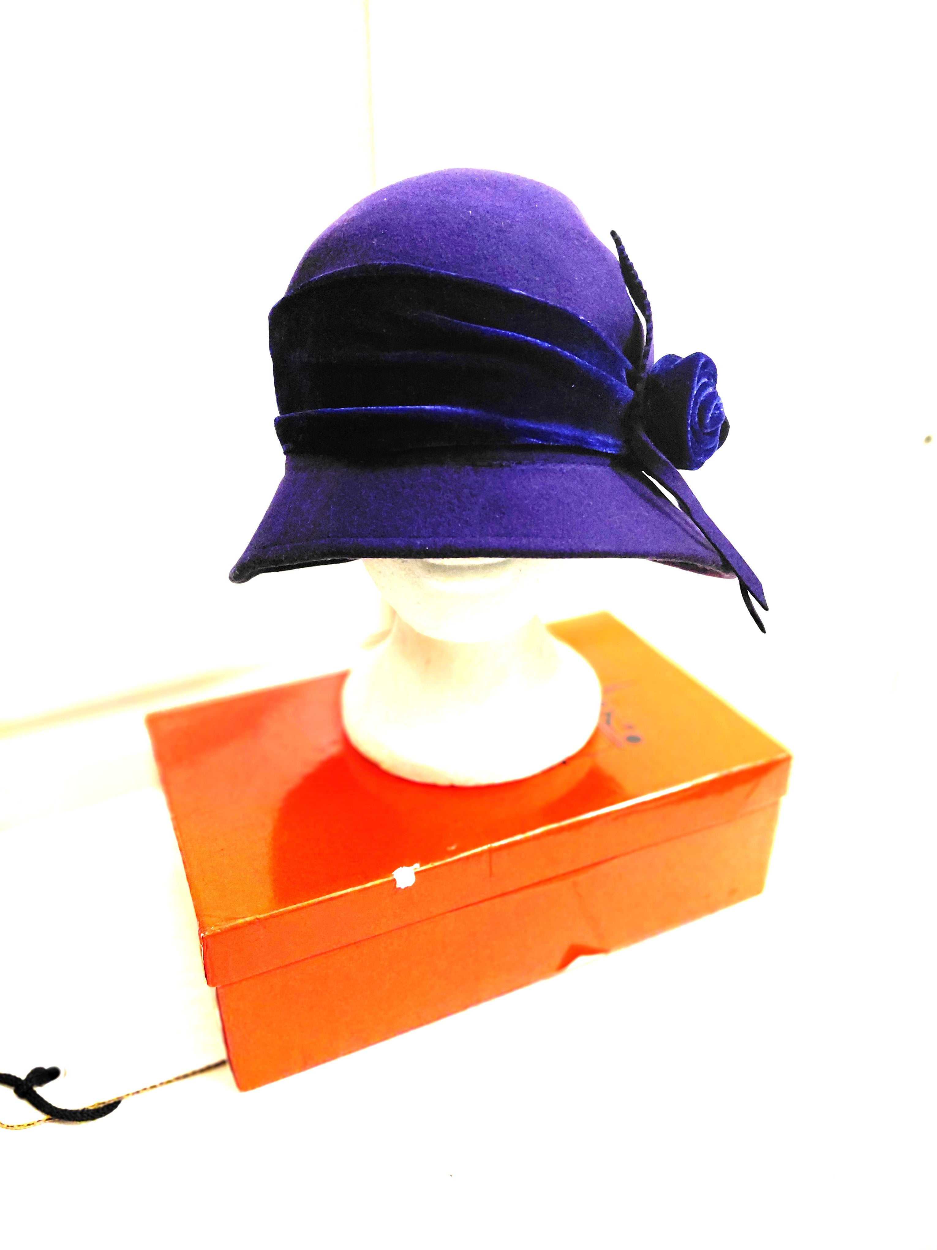 Purple Vintage Hat