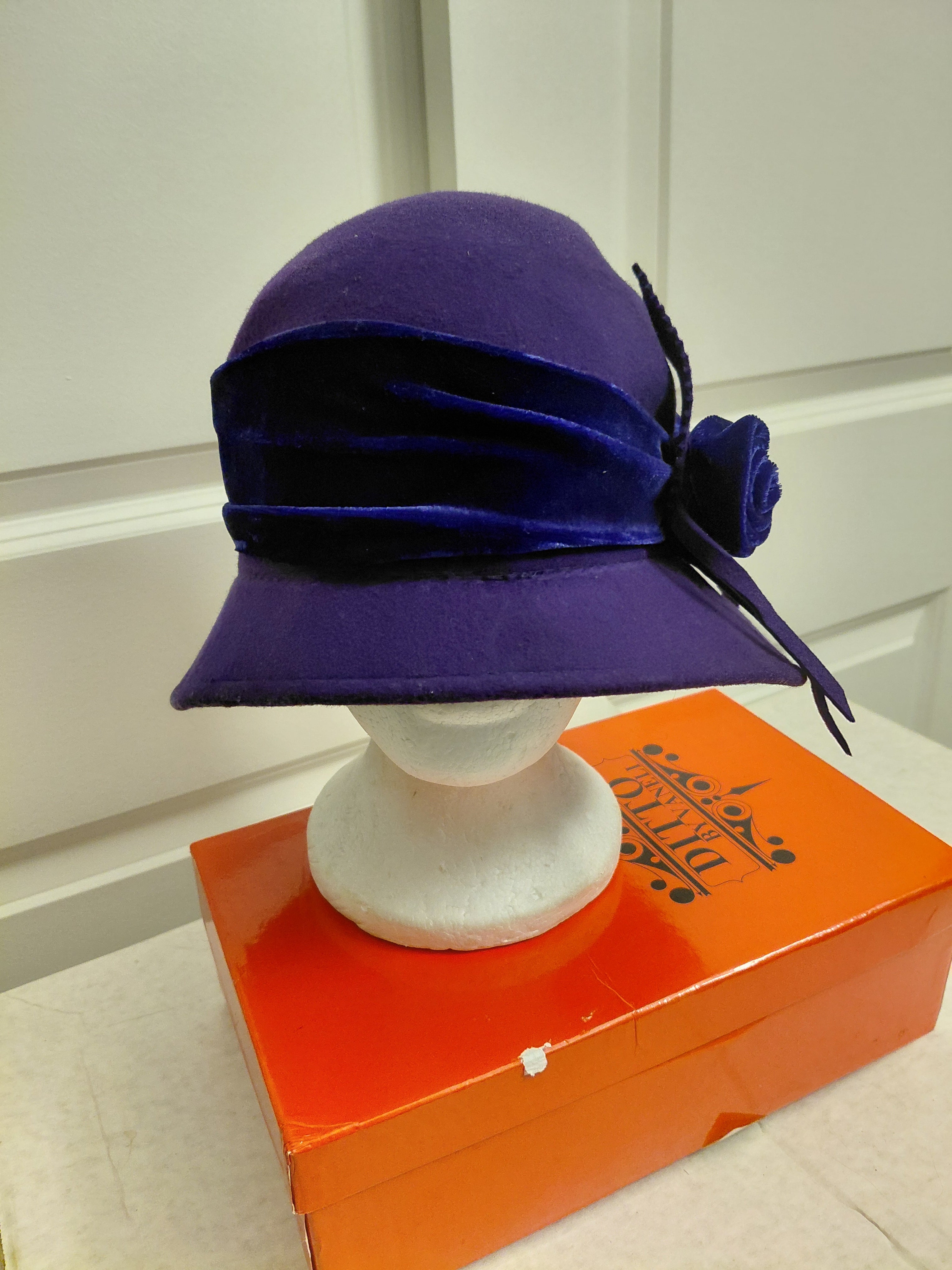 Purple Vintage Hat