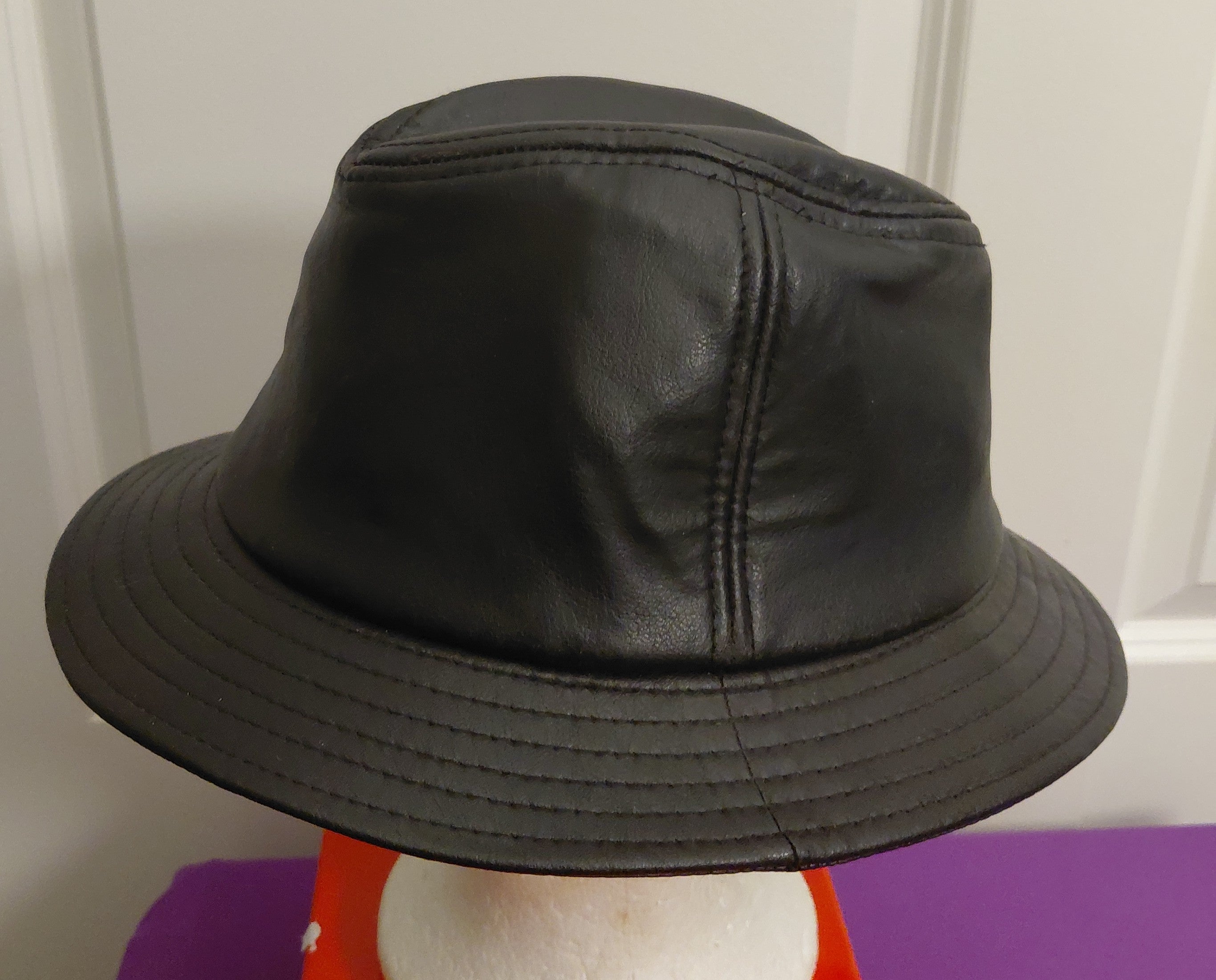 Mens Vinyl Black hat