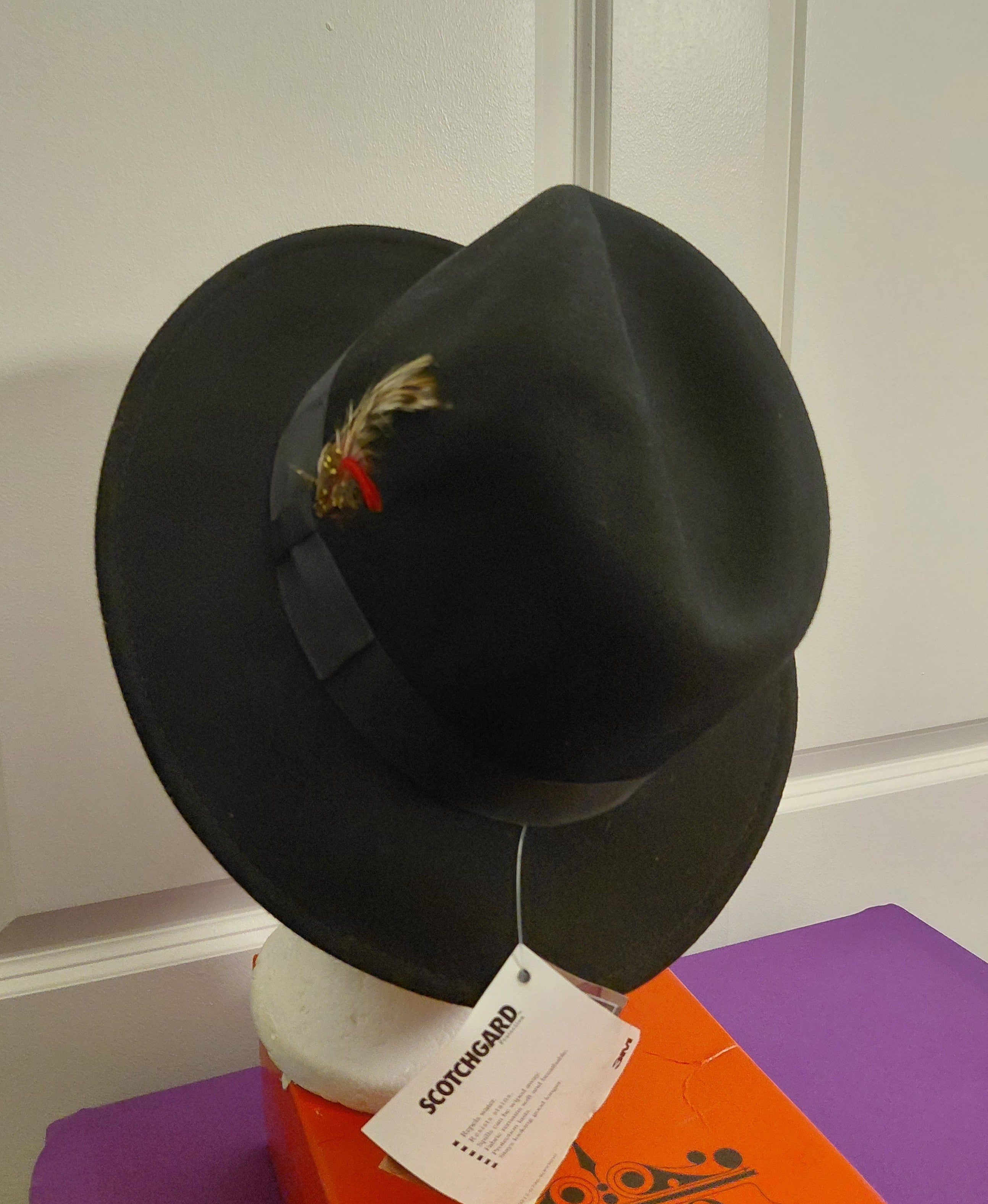 Mens Crushable Felt hat with Scotchgard protection