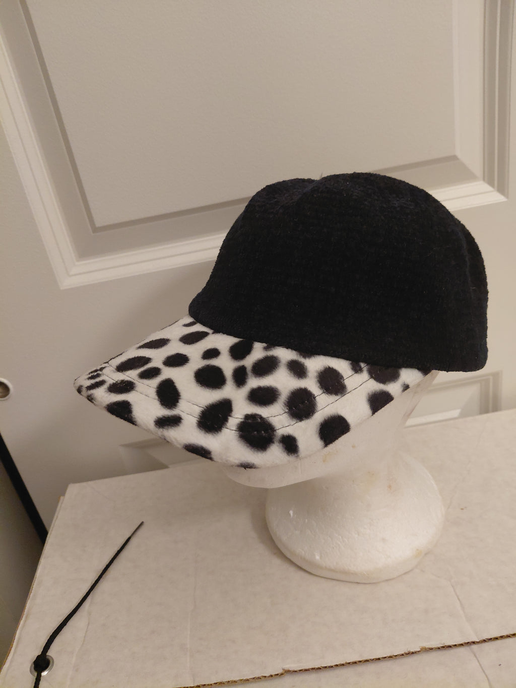 Chenille Dalmation Baseball Cap