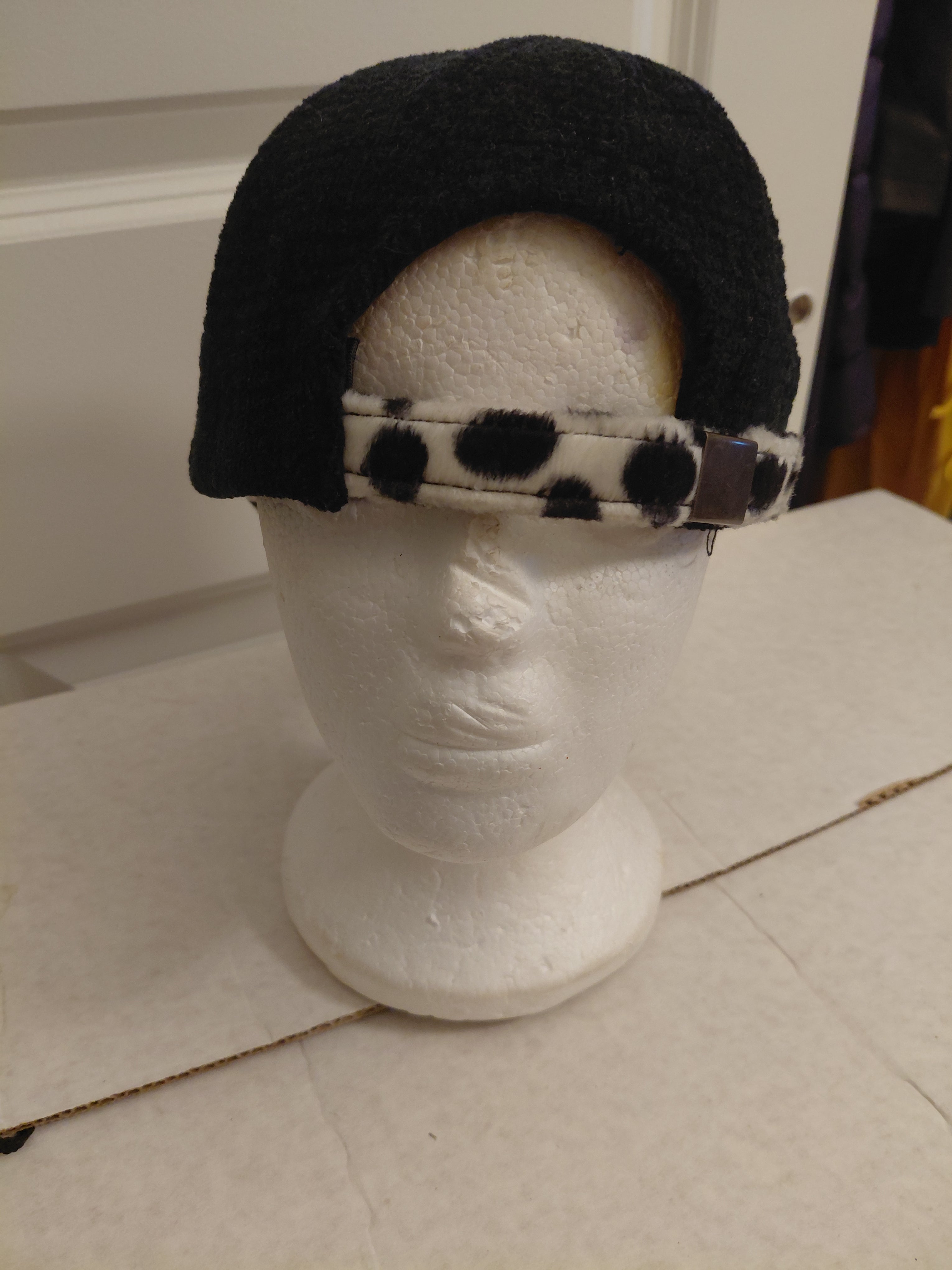 Chenille Dalmation Baseball Cap