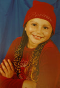 Red Princess Beanie for girls