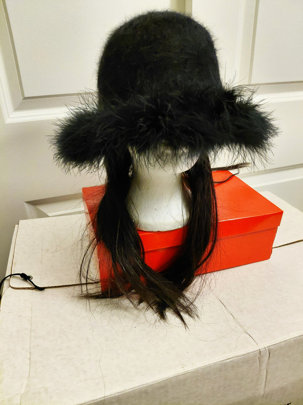 Black Hat with Turkish Fur