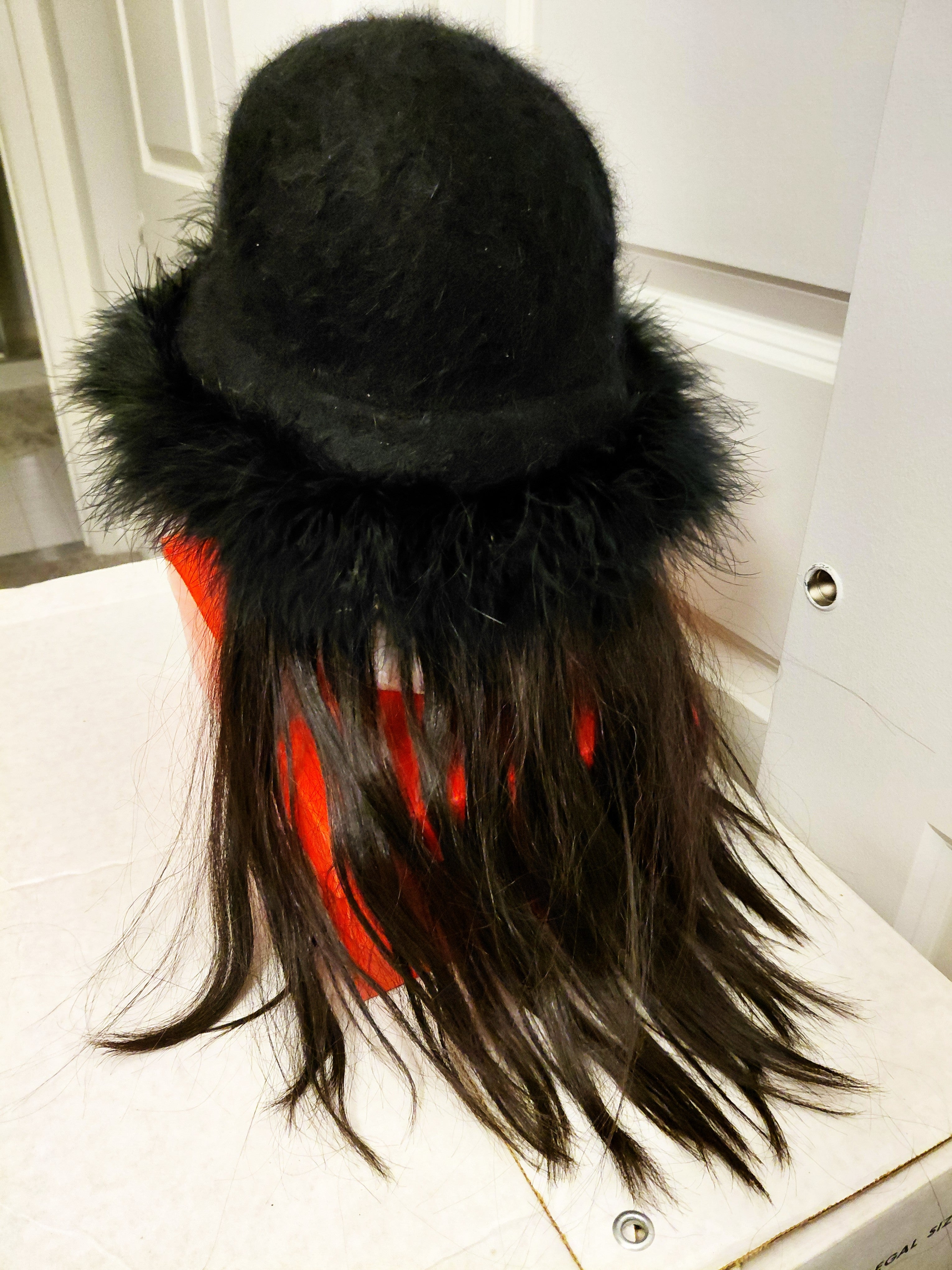 Black Hat with Turkish Fur