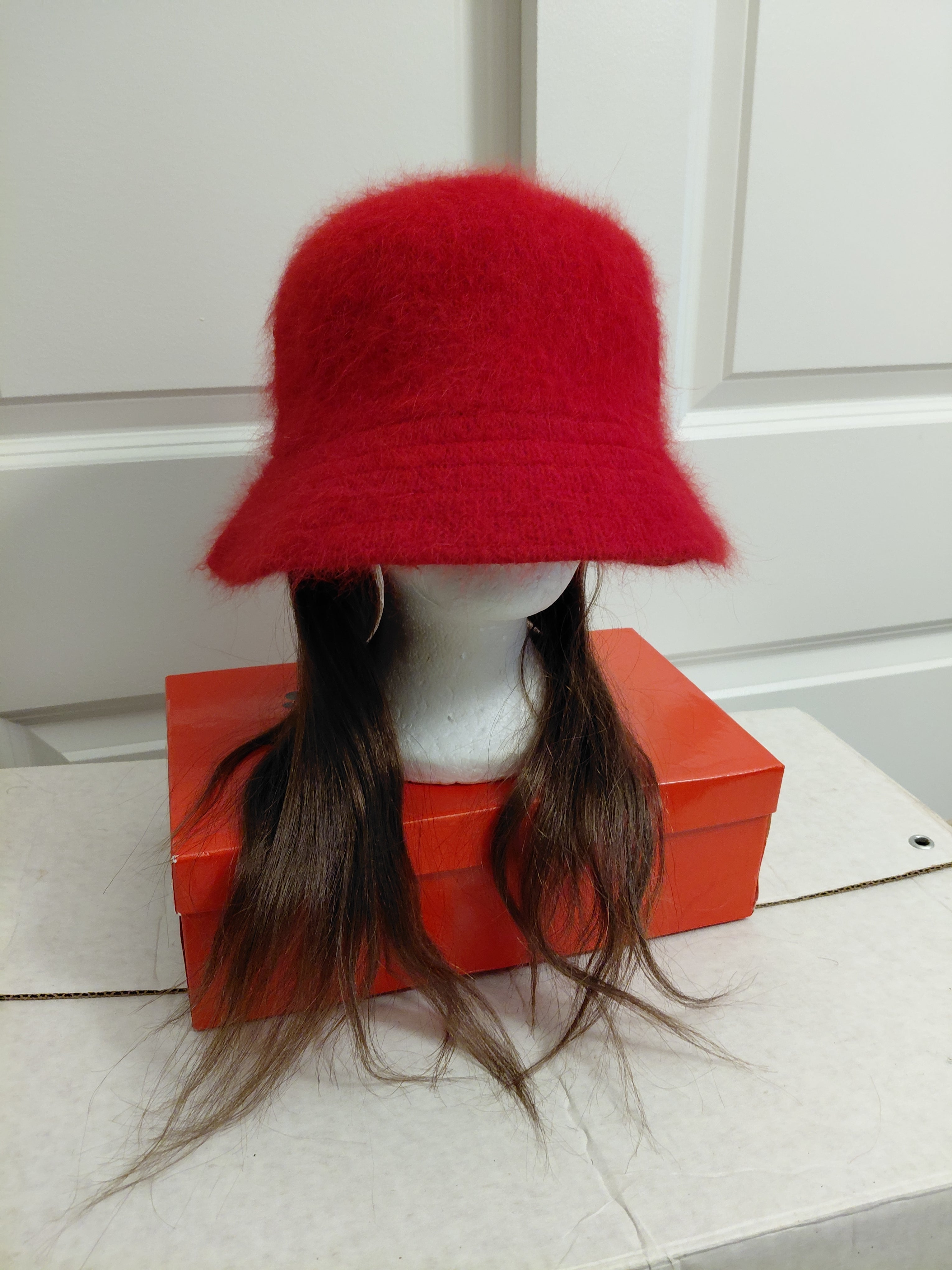 Red Bucket Hat
