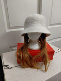 White Bucket hat