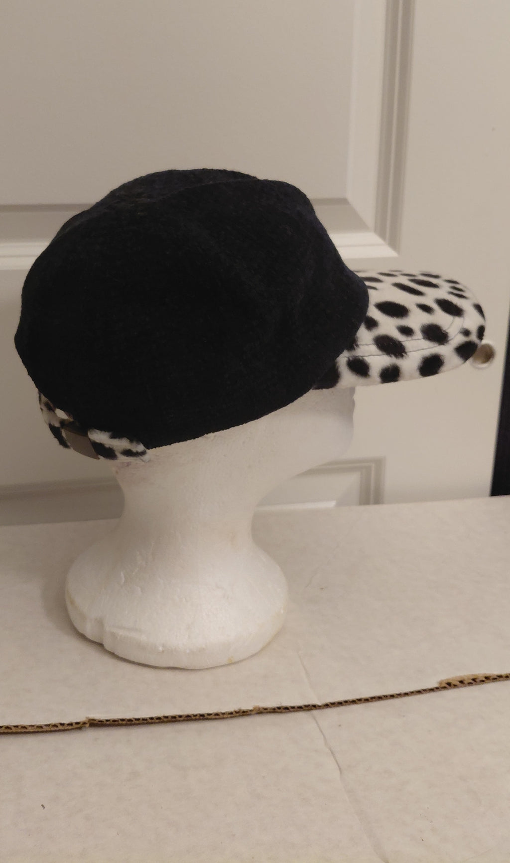 Chenille Dalmation Baseball Cap